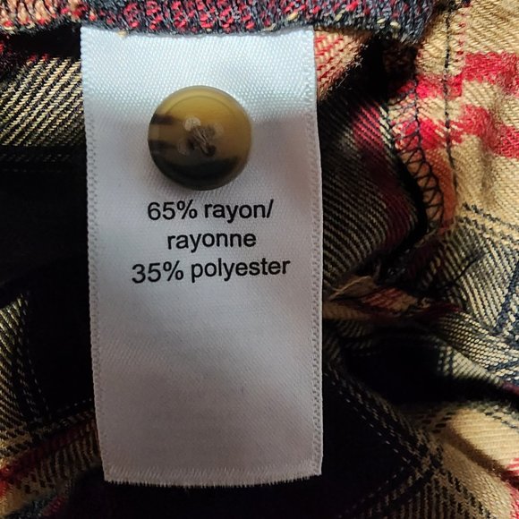 Plus Size Cabin Plaid Button Up Shirt - Picture 3 of 6